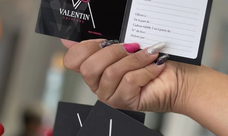 Valentin Coiffure, votre coiffeur à Saint-Denis 974, vous propose sa Carte-Cadeau